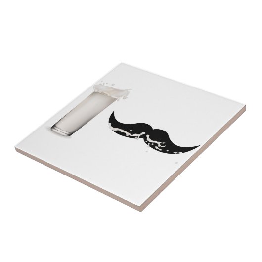 Milk Mustache Tegeltje (Zijkant)