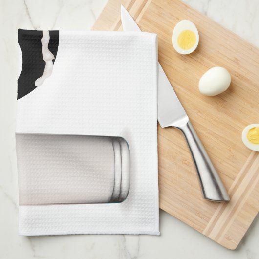 Milk Mustache Theedoek (Quarter Fold)