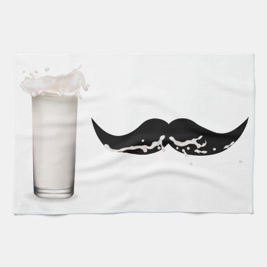 Milk Mustache Theedoek (Horizontaal)