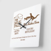 Milk Pail en Fin'n Feather Boerderij, Dundee Towns Vierkante Klok (Hoek)