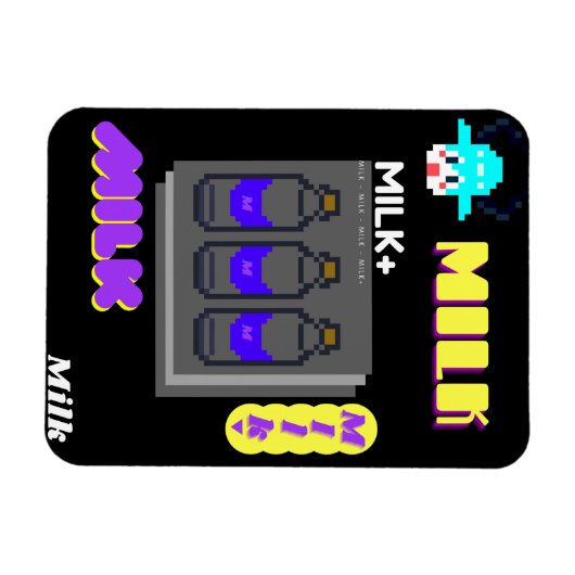 Milk party magneet (Horizontaal)