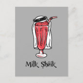 Milk Sheik Briefkaart (Voorkant)