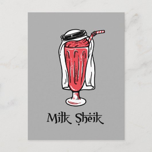 Milk Sheik Briefkaart (Voorkant)