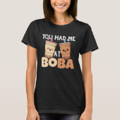 Milk Tea Boba  Bubble Tea Maker T-shirt (Voorkant)