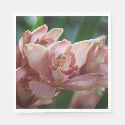 Milk Tea Orchidee Servet (Voorkant)