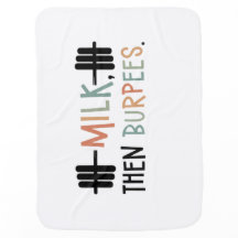 Milk Then Burpees Funny Fitness Gym