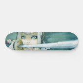 Milk Thistle Ninja Girl Skateboard (Horizontaal)