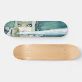Milk Thistle Ninja Girl Skateboard (Horizontaal)
