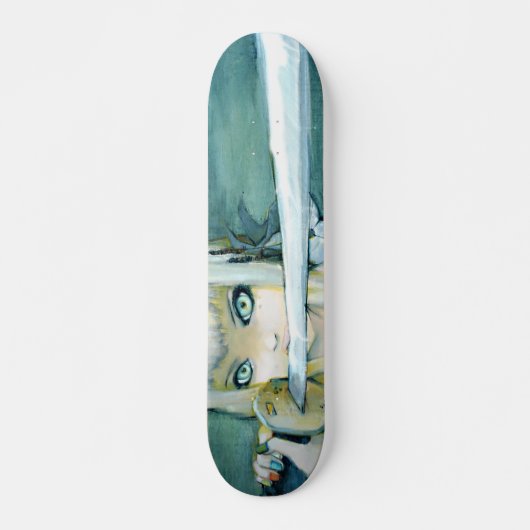 Milk Thistle Ninja Girl Skateboard (Voorkant)