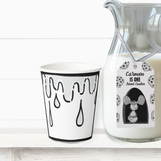 Milk Two Dimensional Comic Birthday Party  Papieren Bekers