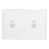 Milk White Classic Roos decoratief ontwerp Kussensloop (Achterkant)