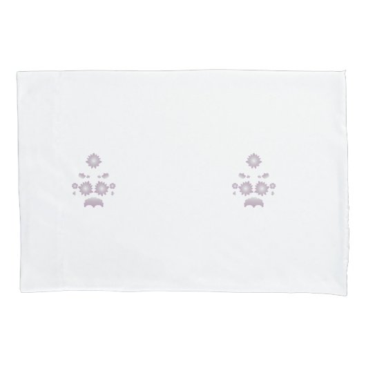 Milk White Classic Roos decoratief ontwerp Kussensloop (Voorkant)