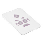 Milk White Classic Roos decoratief ontwerp Magneet (Rechterzijde)