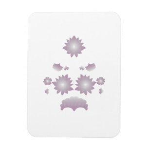 Milk White Classic Roos decoratief ontwerp Magneet