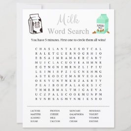 Milk Word Zoeken spel