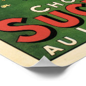 MILKA CHOCOLAT SUCHARD Swiss Milk Chocolade Advert Poster (Hoek)