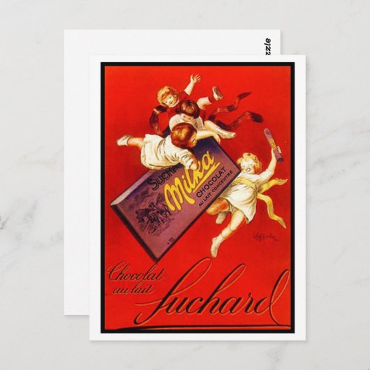 Milka Chocolate AD Briefkaart (Voorkant / Achterkant)