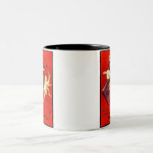  Milka Chocolate AD Tweekleurige Koffiemok (Center)