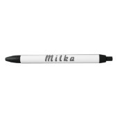 Milka Kugelschreiber Zwarte Inkt Pen (Voorkant)