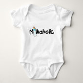 Milkaholic Baby Bodysuit (Voorkant)