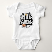 Milkaholic Grappig Romper (Voorkant)