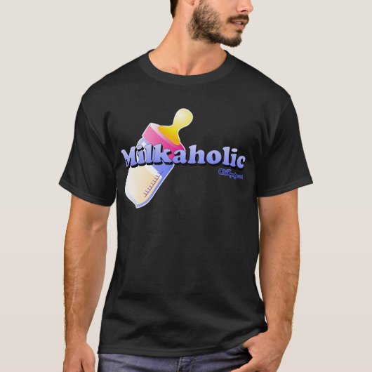 Milkaholic T-shirt (Voorkant)