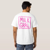 MILKGRRL logo t-shirt (Achterkant volledig)