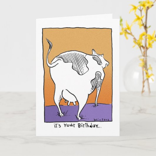 MilkIt Kaart (Gele Bloem)