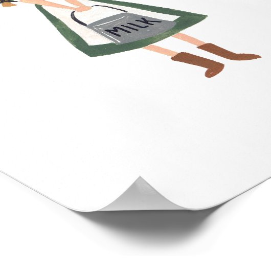 Milkmaid Art Print (Hoek)