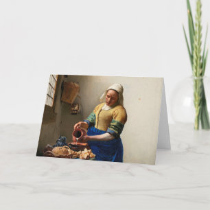 Milkmaid Kitchen , door Johannes Vermeer  Kaart