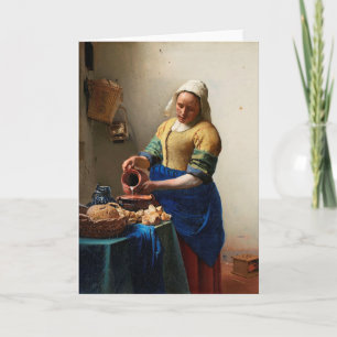 Milkmaid Kitchen , door Johannes Vermeer Kaart