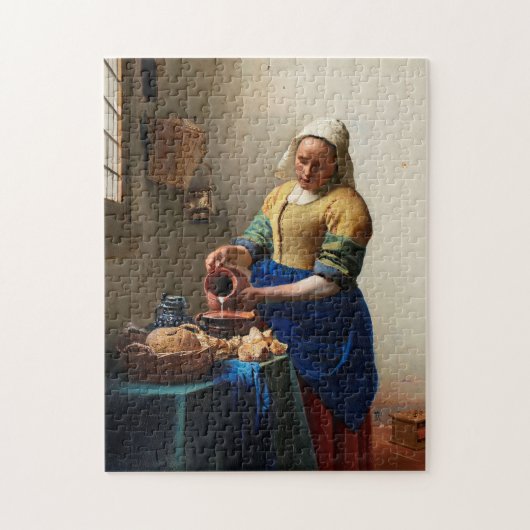 Milkmaid / Kitchen Maid - Johannes Vermeer Legpuzzel (Verticaal)