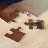 Milkmaid Kitchen Maid van Johannes Vermeer Legpuzzel (Zijkant)