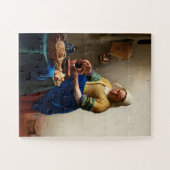 Milkmaid Kitchen Maid van Johannes Vermeer Legpuzzel (Horizontaal)