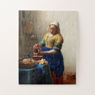 Milkmaid Kitchen Maid van Johannes Vermeer Legpuzzel