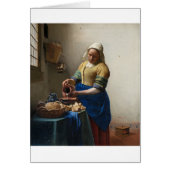 Milkmaid van Johannes Vermeer (Voorkant)