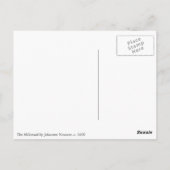 Milkmaid van Johannes Vermeer Briefkaart (Achterkant)