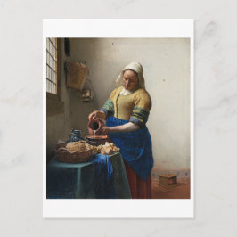 Milkmaid van Johannes Vermeer Briefkaart