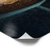 Milkmaid van Johannes Vermeer Glossy Perfect Poster (Hoek)