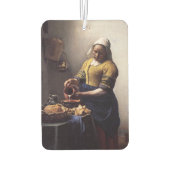 Milkmaid van Johannes Vermeer Luchtverfrisser (Achterkant)