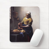 Milkmaid van Johannes Vermeer Muismat (Met muis)