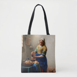 Milkmaid van Vermeer Tote Bag