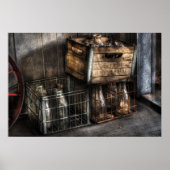 Milkman - Flessen in dozen Poster (Voorkant)