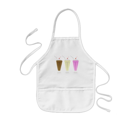 Milkshake Apron Kinder Schort (Voorkant)
