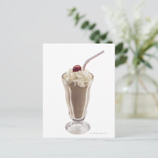Milkshake Briefkaart (Staand voorkant)