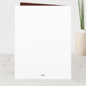 Milkshake Crazy voor Brownie Milkshake Verjaardag Kaart (Achterkant)