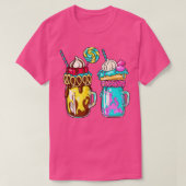 Milkshake Dubbel T-shirt (Design voorkant)