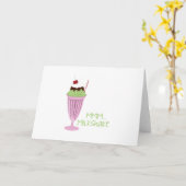 Milkshake Ice Cream Kaart (Gele Bloem)