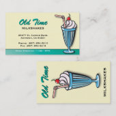 Milkshake/Ice Cream Shop Visitekaartje (Voorkant / Achterkant)