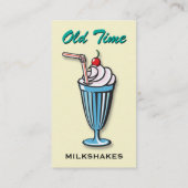 Milkshake/Ice Cream Shop Visitekaartje (Achterkant)